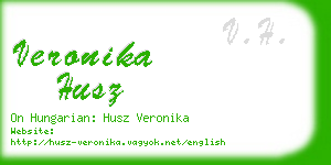 veronika husz business card